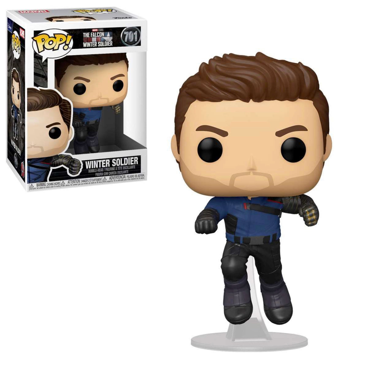 FUNKO - POP! Marvel - The Falcon and The Winter Soldier Marvel Vinyl Figure Winter Soldier #701
