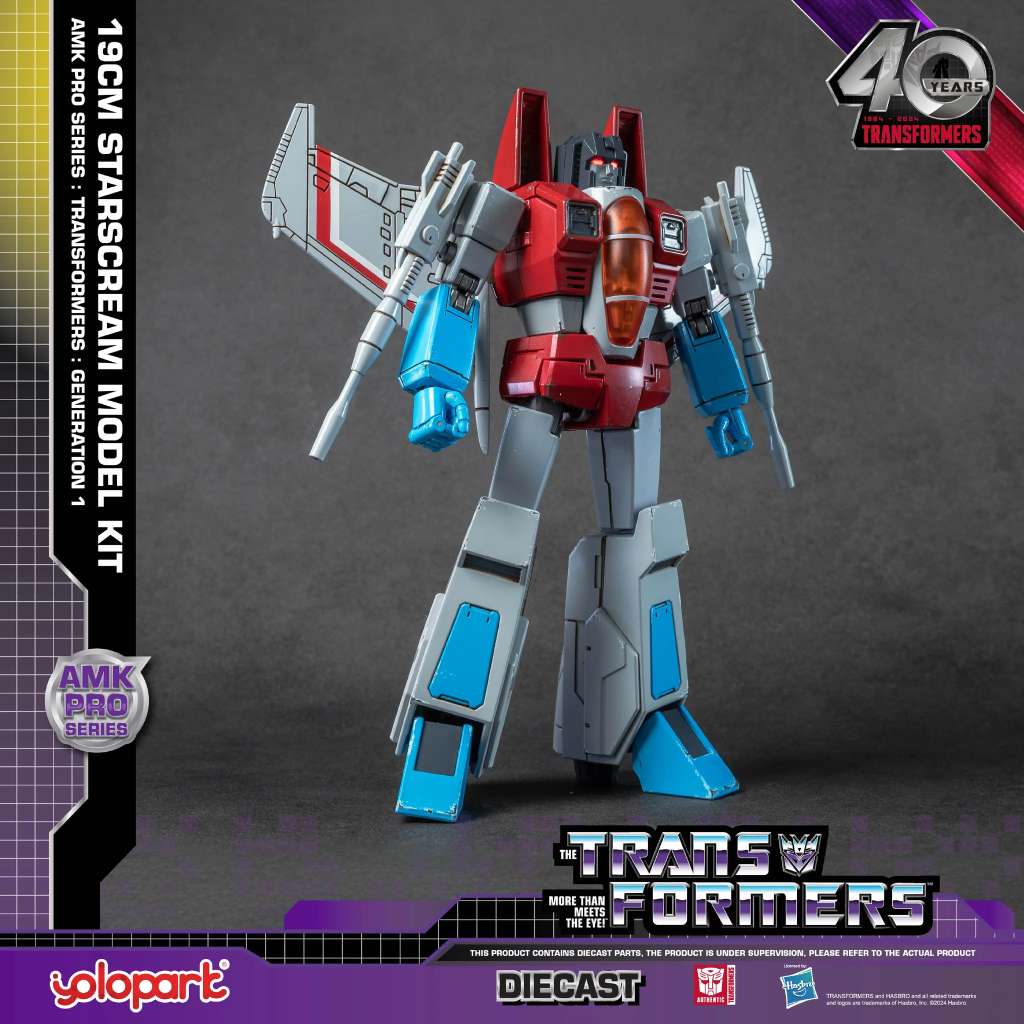 YOLOPARK - Transformers Generation 1 Amk Pro Starscream Model Kit