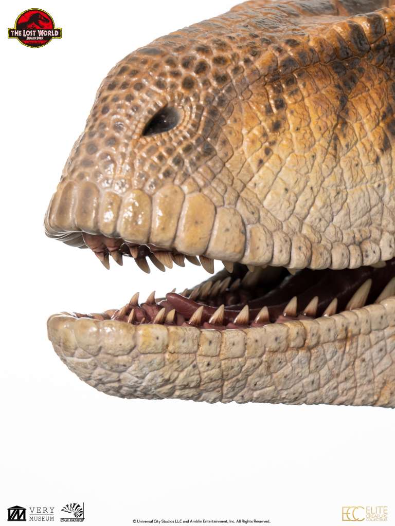 ECC - Jurassic Park The Lost World Male Velociraptor Lifesize Bust
