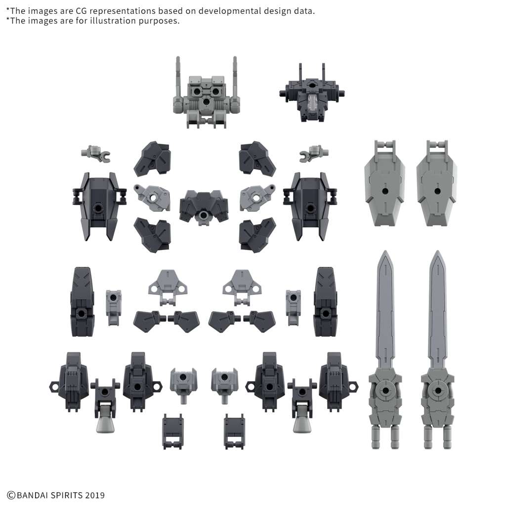 BANDAi - 30mm Option Parts Set 20 Full Armor Unit 1 1/144 #W-35