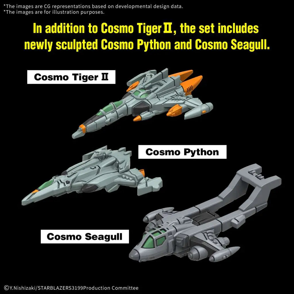BANDAI - Yamato 3199 Efcf Hyuga Class Battlecarrier Dcv-01 Hyuga 1/1000