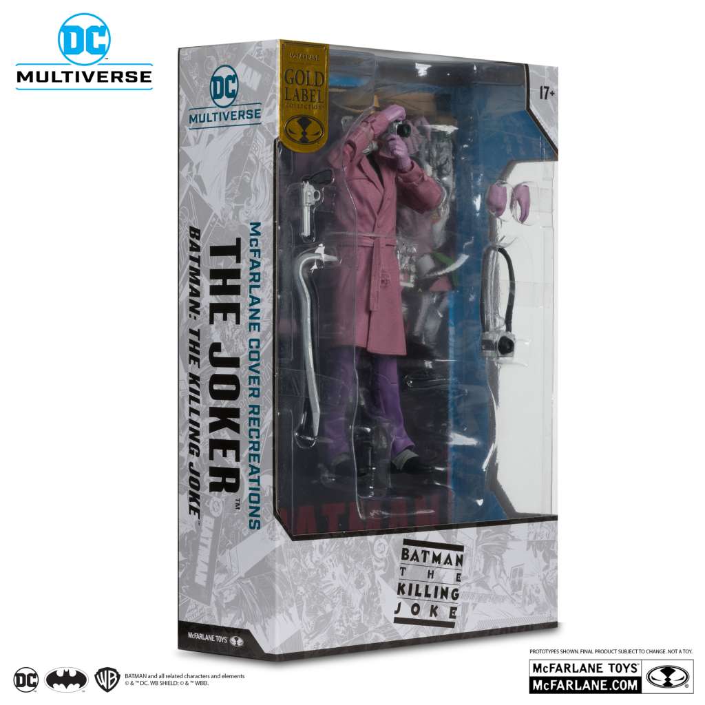 Mc FARLANE TOYS - Dc Multiverse Cover Recreations Batman: The Killing Joker Action Figure