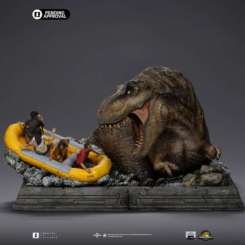 IRPN STUDIOS - Jurassic World Rebirth T-rex River Scene 1/20 Statue