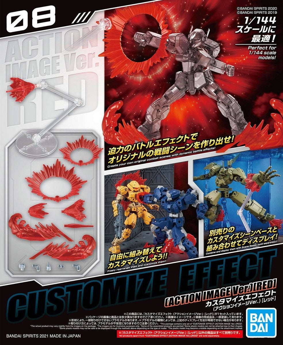 BANDAI - Customize Effect Action Image Red