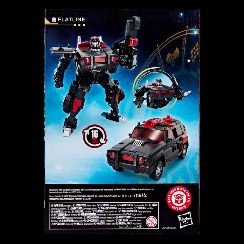 HASBRO - Transformers generation age of the primes flatline action figure