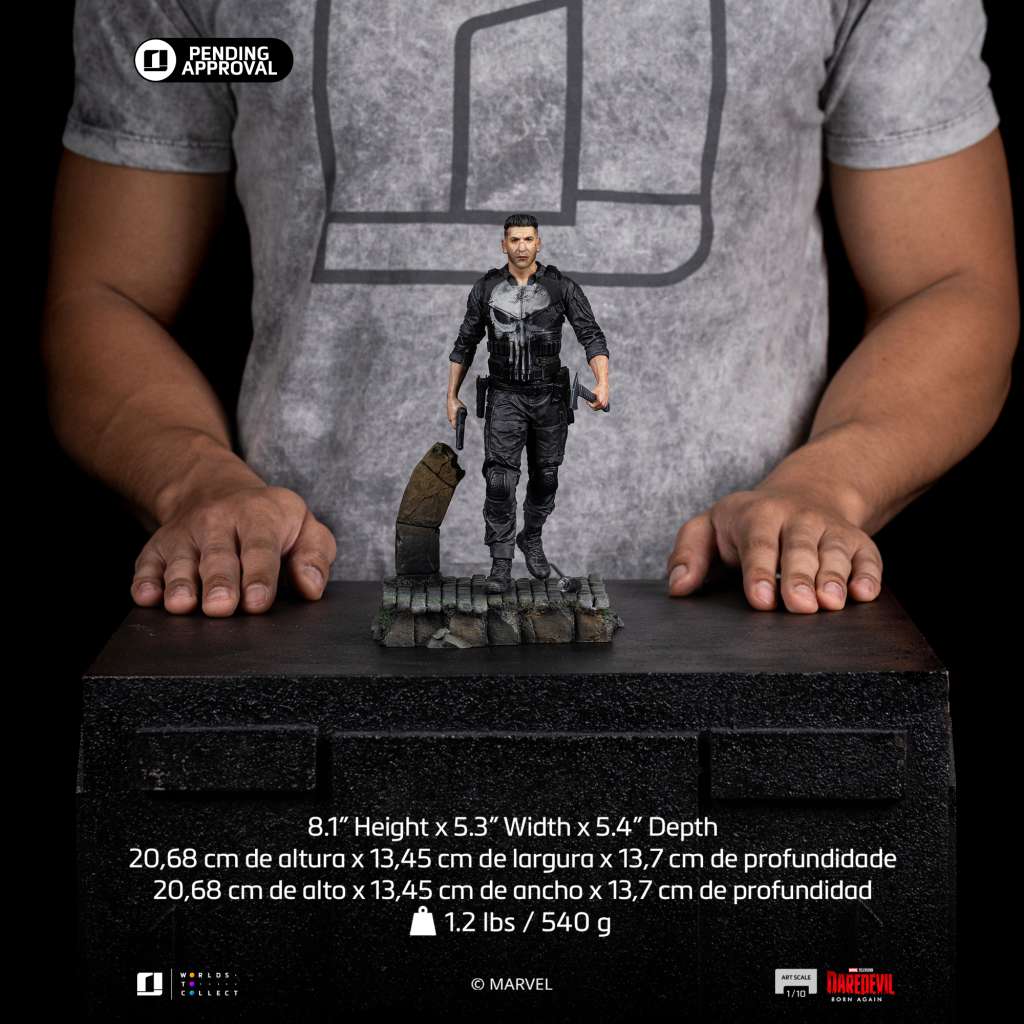 IRON STUDIOS - Daredevil Born Again Punisher 1/10 Statue