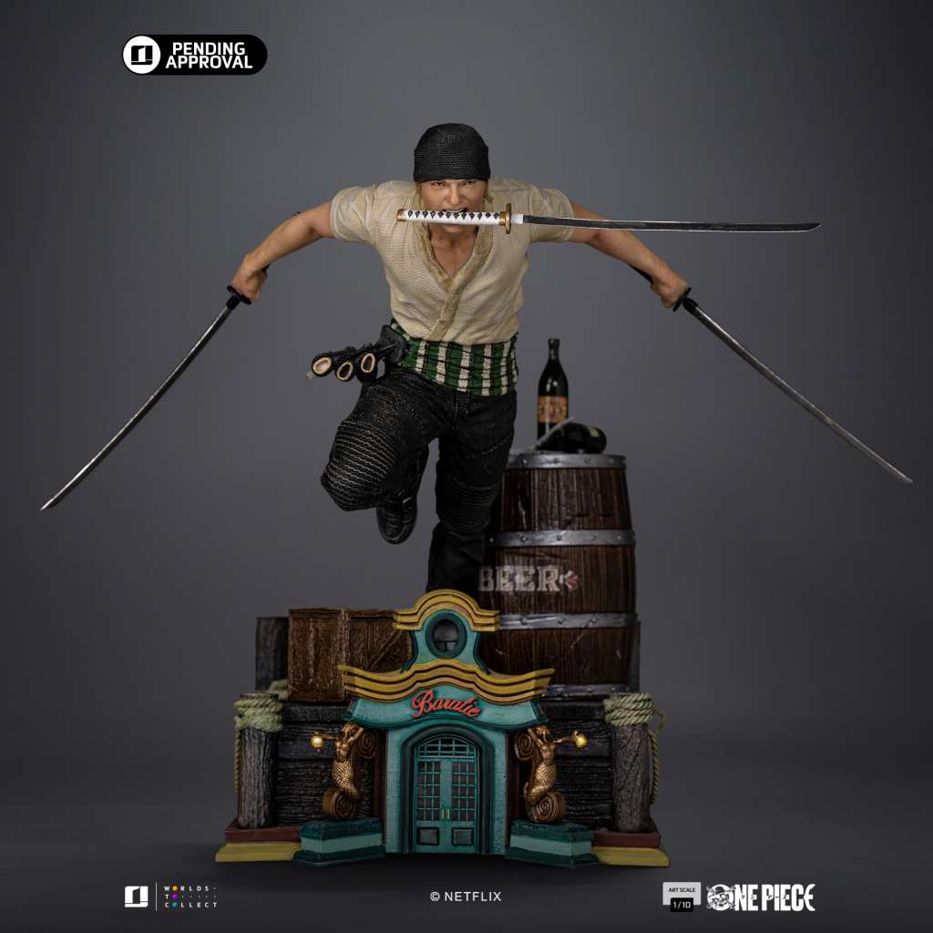 IRON STUDIOS - One Piece Netflix Zoro 1/10 Statue