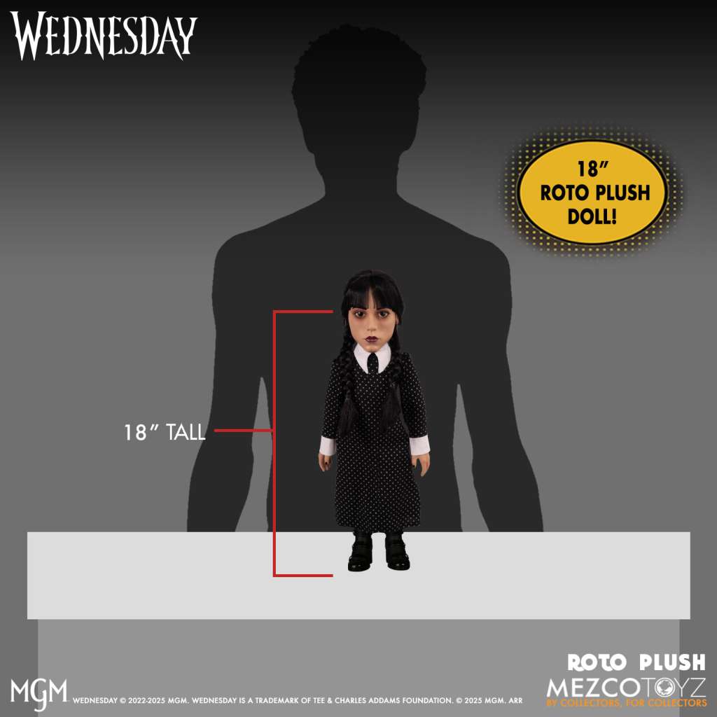 MEZCO TOYS - Wednesday mds Roto Plush