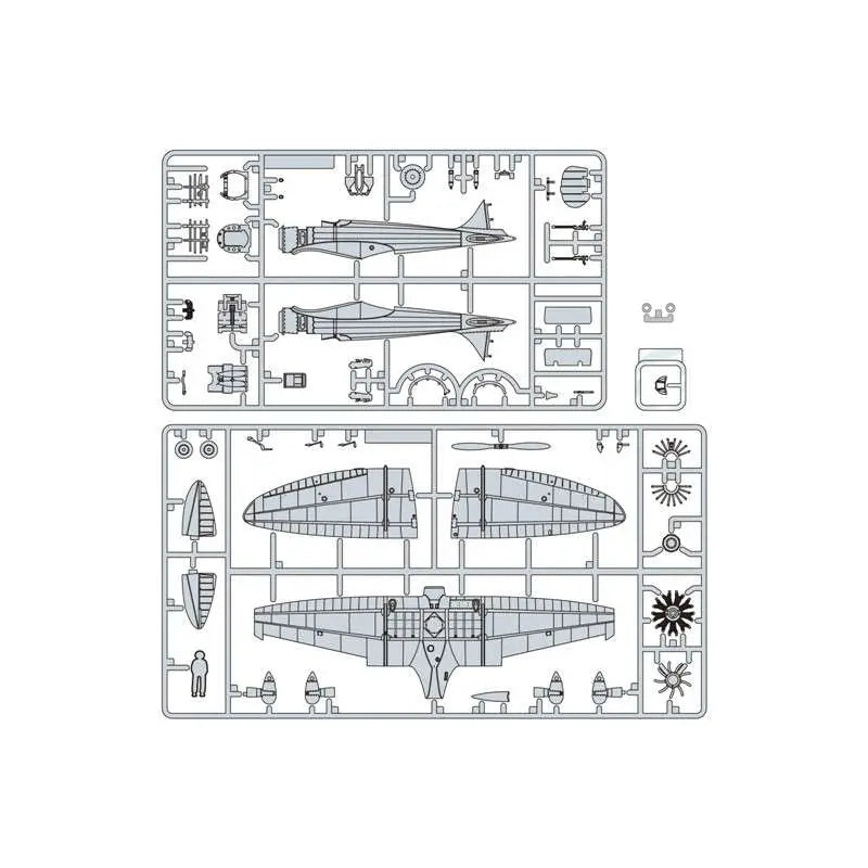 STUDIO GHIBLI - The Wind Rises Type 9 Prototype Fighter 1/48 Model Kit