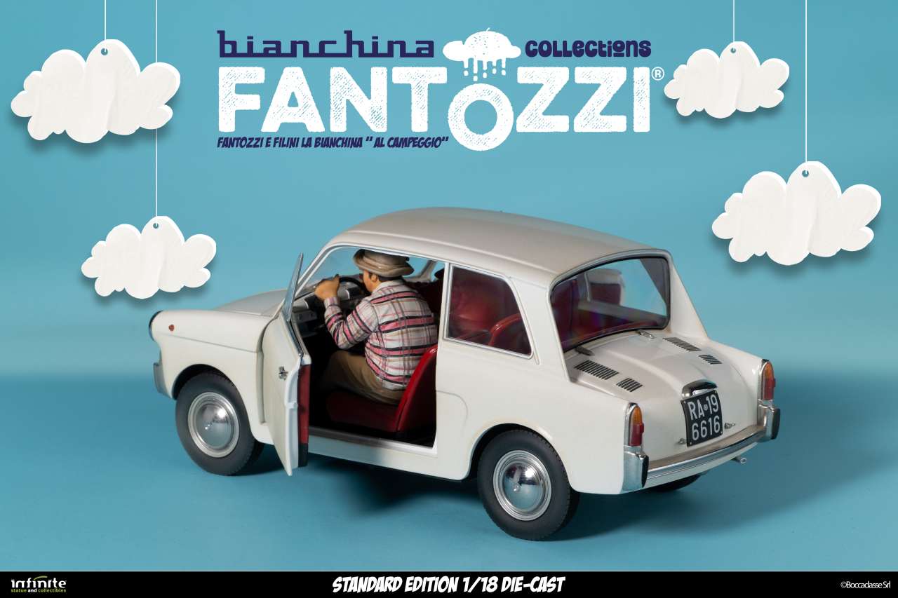 INFINITE STATUE - Fantozzi e filini la bianchina al campeggio 1/18 die-cast standard edition