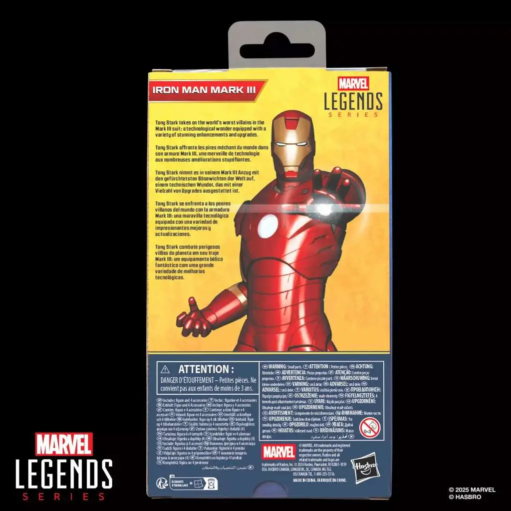 HASBRO - Marvel Legends Marvel Studios Iron Man Mark Iii Action Figure