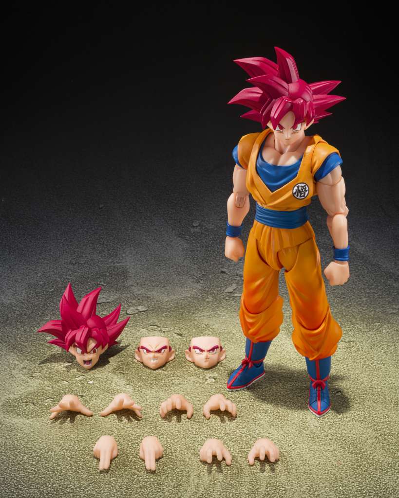 BANDAI - Dragon Ball Super Saiyan God Son Goku God Aura S.H.Figuarts