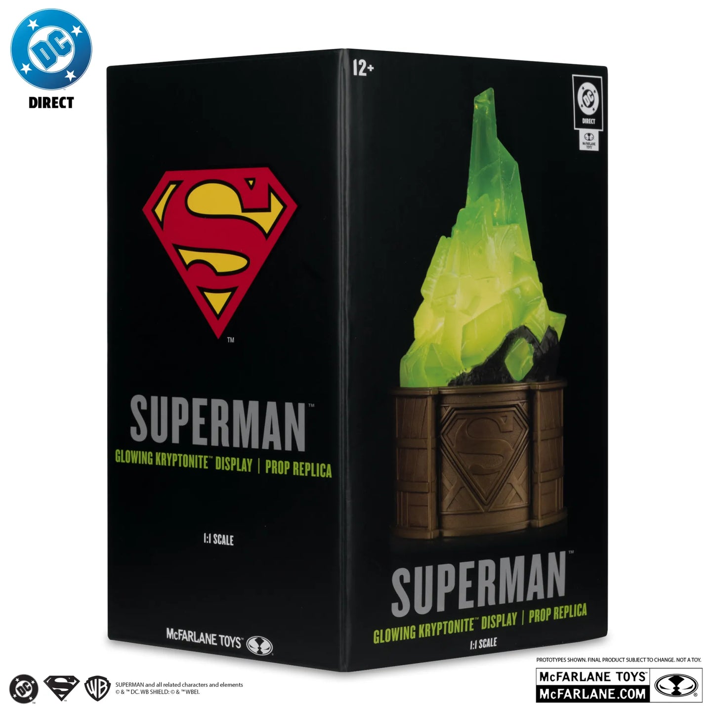 Mc FARLANE TOYS - Dc Direct Superman Kryptonite display 1:1 Scale Prop Replica