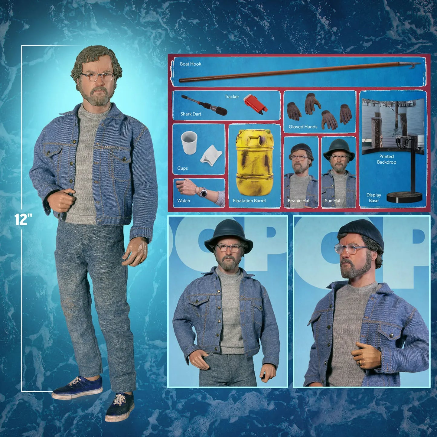 FACTORY ENTERTAINMENT - Jaws 1/6 Scale Hopper Action Figure