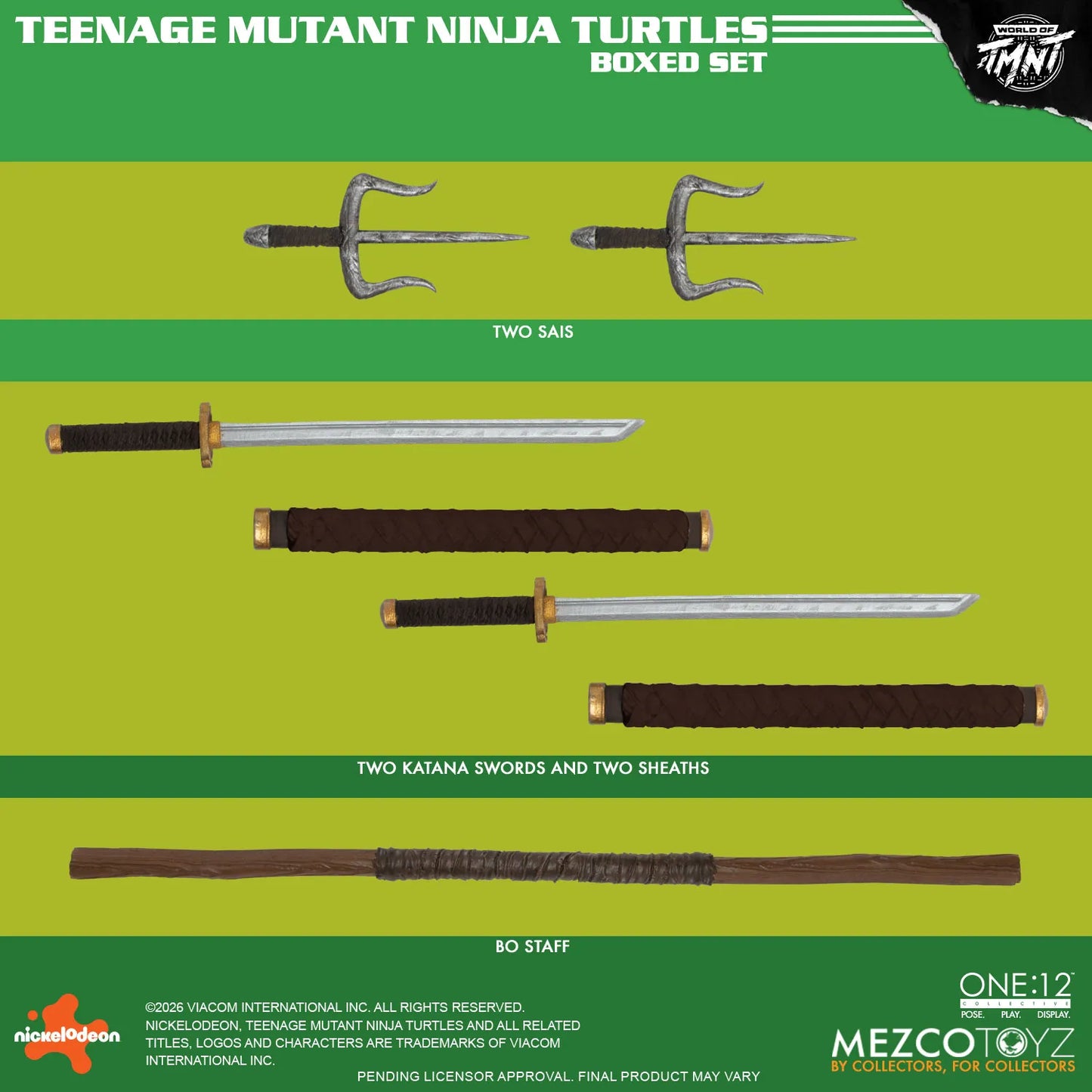 MEZCO - One 12 Collective Teenage Mutant Ninja Turtles Figures Box Set