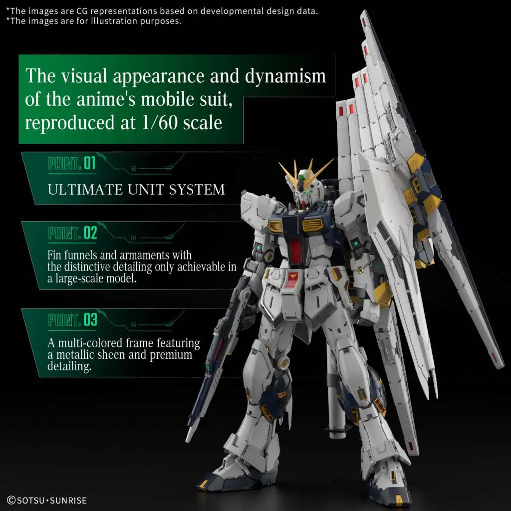 BANDAI - Pg Gundam Nu Unleashed -eu- 1/60