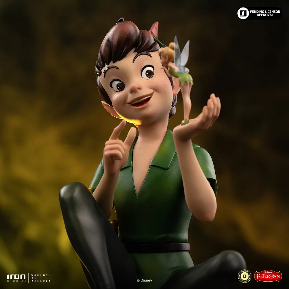 IRON STUDIOS - Disney Vintage Peter Pan & Tinkerbell 1/10 Statue