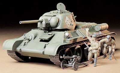 TAMIYA MODEL KIT - T34/76 ChTZ Ver. 1/35