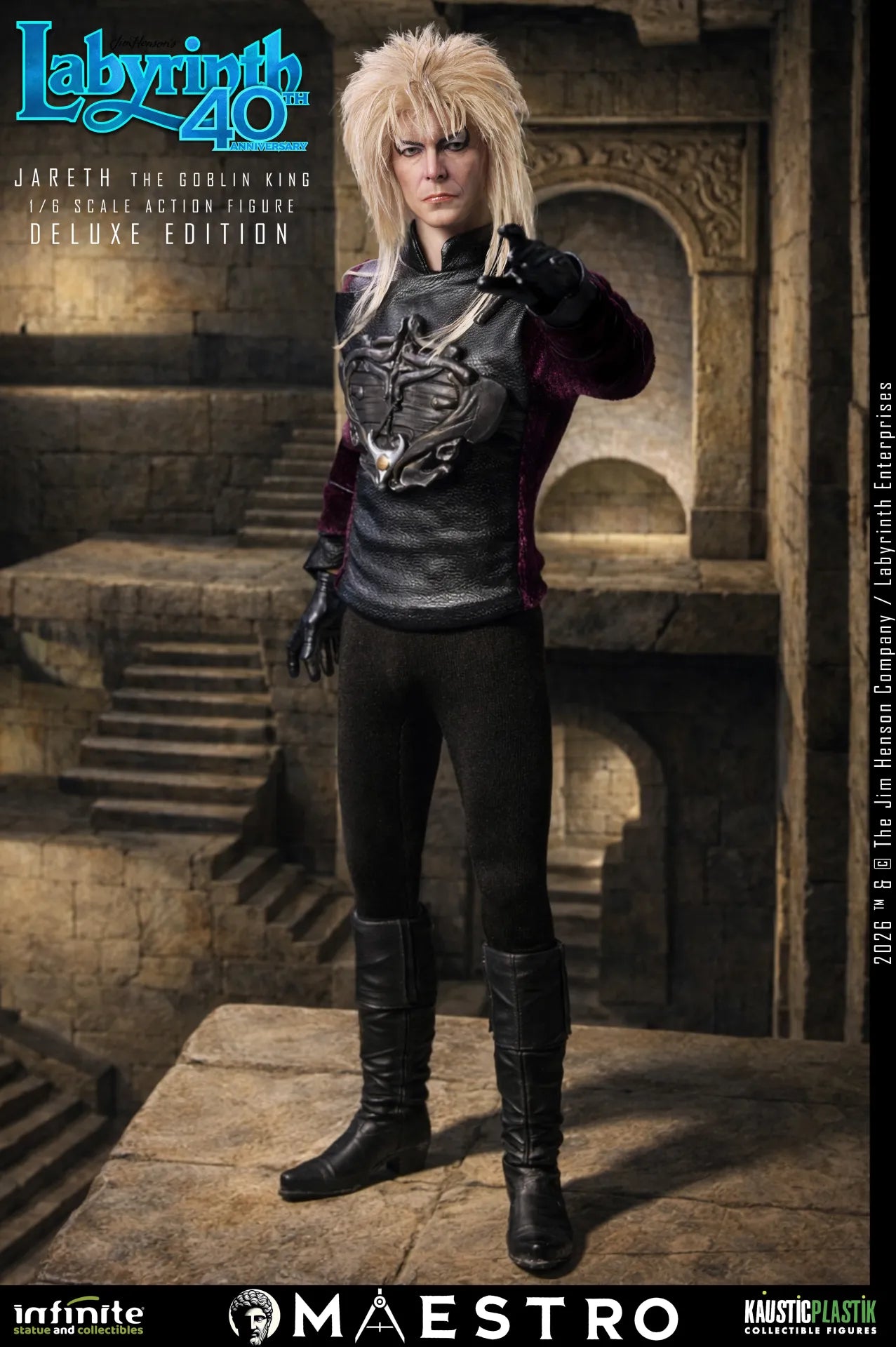 INFINITE STATUE - Labyrinth Jareth The Goblin King 1/6 Action Figure Deluxe Edition