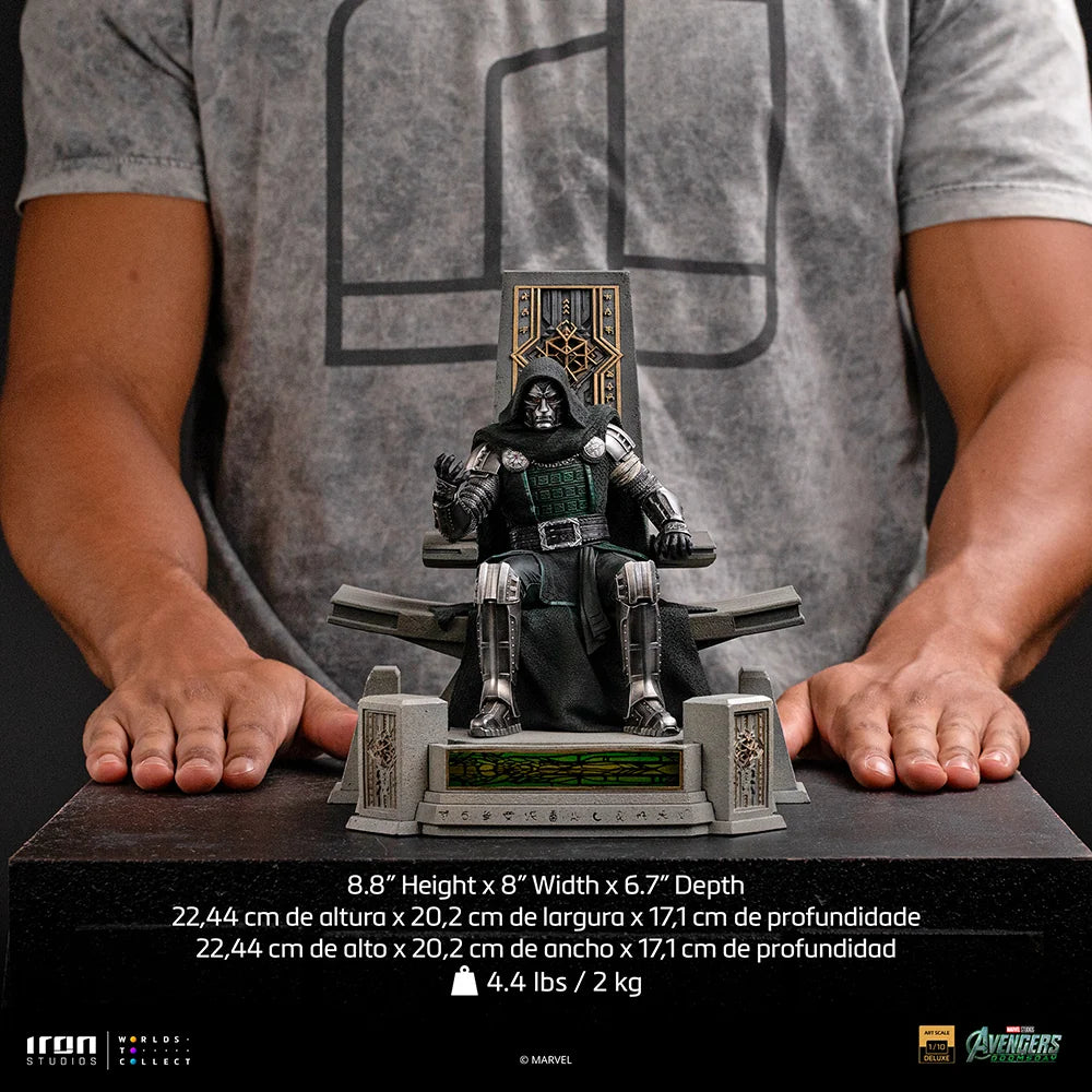 IRON STUDIOS - Avengers:doomsday Doctor Doom On Throne 1/10 Statue