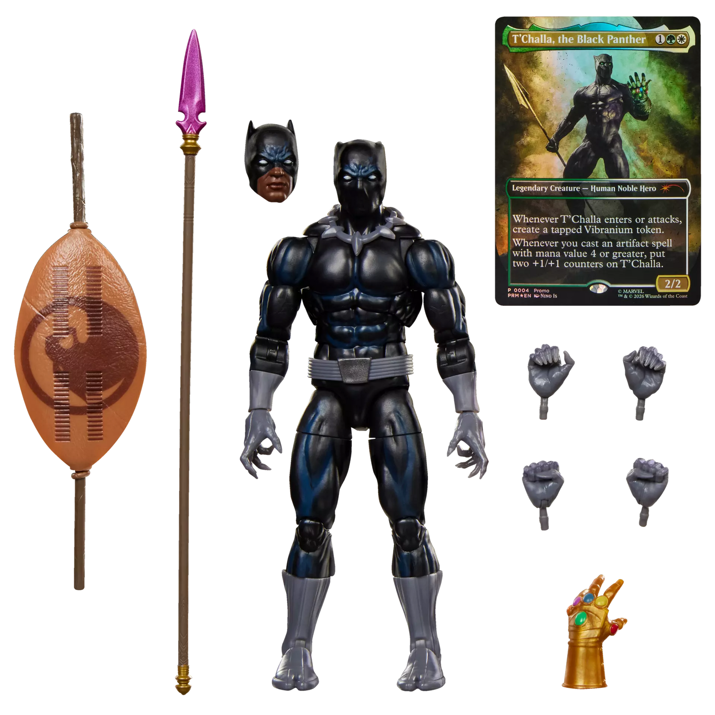 HABRO - Marvel Legends Magic The Gathering Black Panther Action Figure