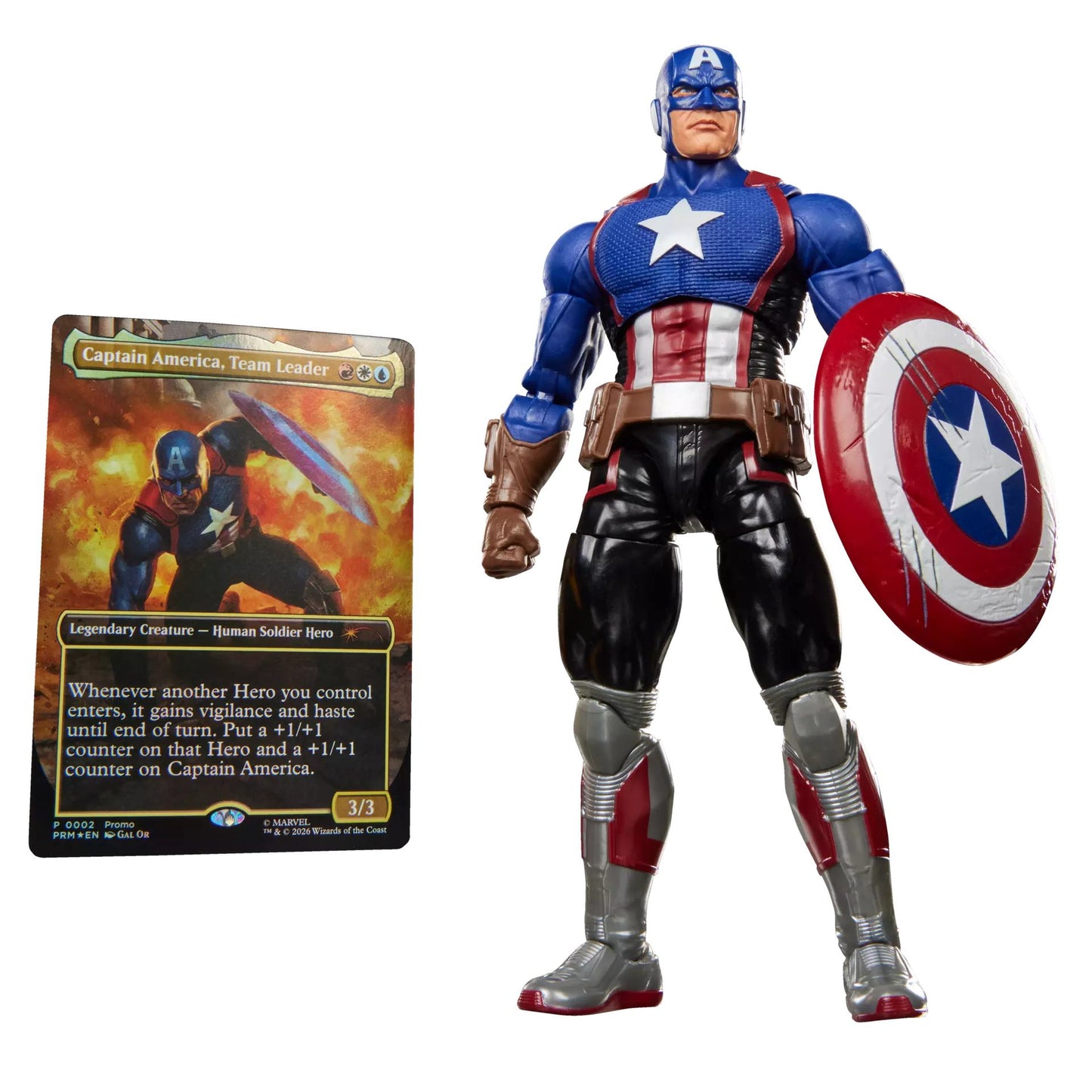 HASBRO - Marvel Legends Magic The Gathering Captain America Avengers Twilight Action Figure