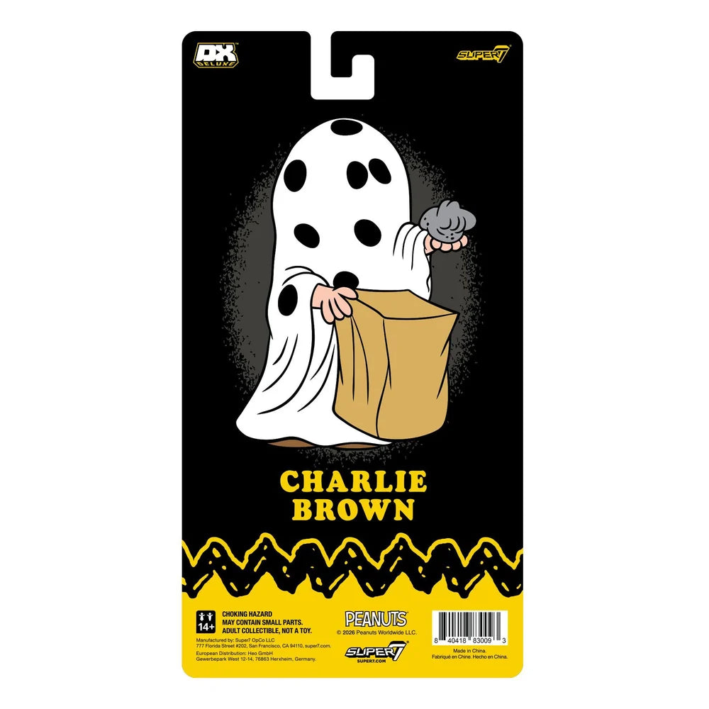 SUPER 7 - Peanuts Deluxe W1 Charlie Brown Ghost Sheet Af