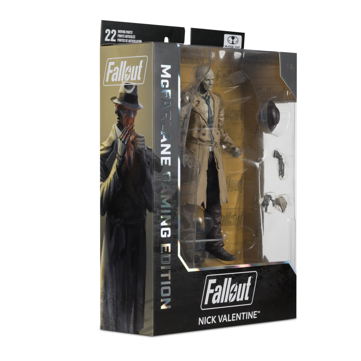 Mc FARLANE TOYS - Mcfarlane Gaming Ed 7inch Fallout Wv2 Nick Valentine Fallout 4 Action Figure