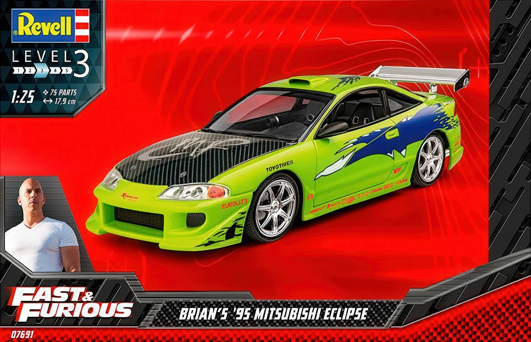 REVELL - Fast & Furious - Brian's 1995 Mitsubishi Eclipse 1/25