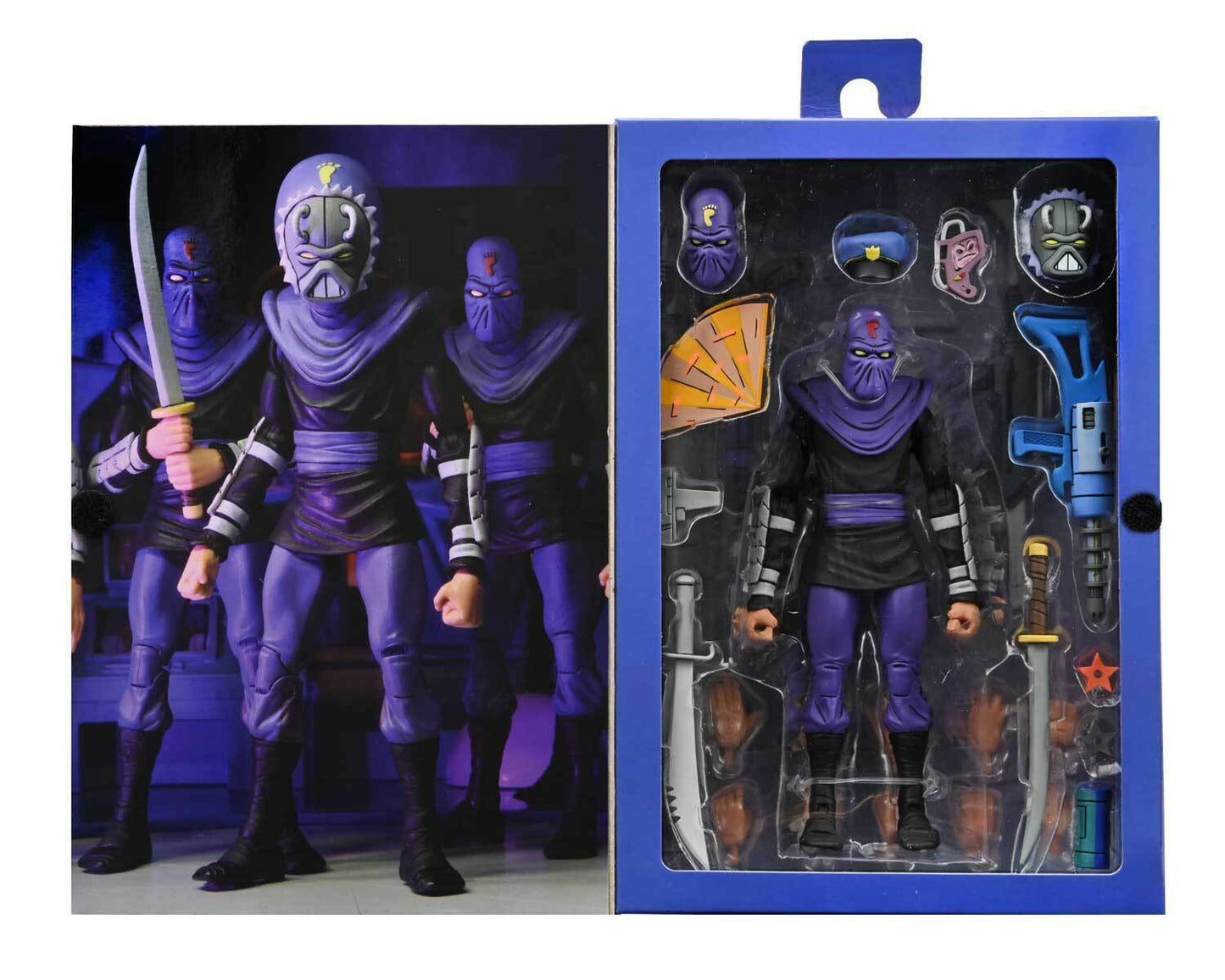 NECA - TMNT Teenager Mutant Ninja Turtles Action Figure DeLuxe Cartoon Foot Soldier