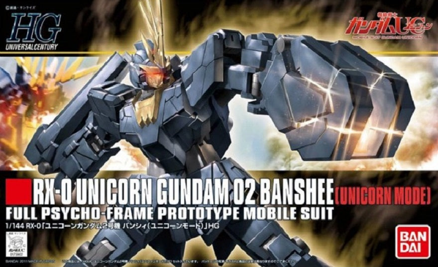 BANDAI - Gunpla - HG Universal Century - RX-0 Unicorn Gundam 02 Banshee #135 1/144