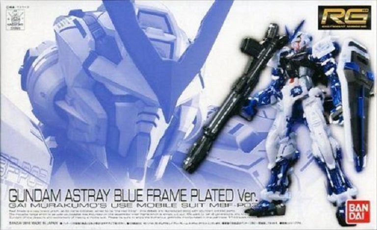 BANDAI - Gunpla - RG Gundam Astray Blue Plated Frame Ver 1/144