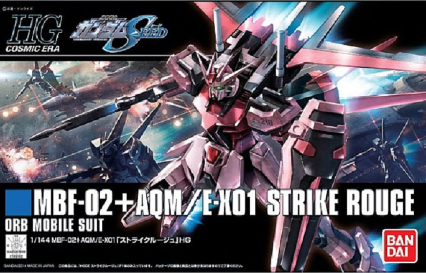 BANDAI - Gunpla - HG Century Era MBF-02+AQM/E-X01 Strike Rouge #176 1/144