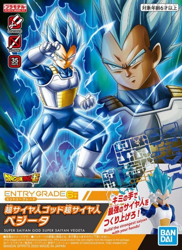 BANDAI - Entry Grade Dragon Ball Super Saiyan God Super Saiyan Vegeta