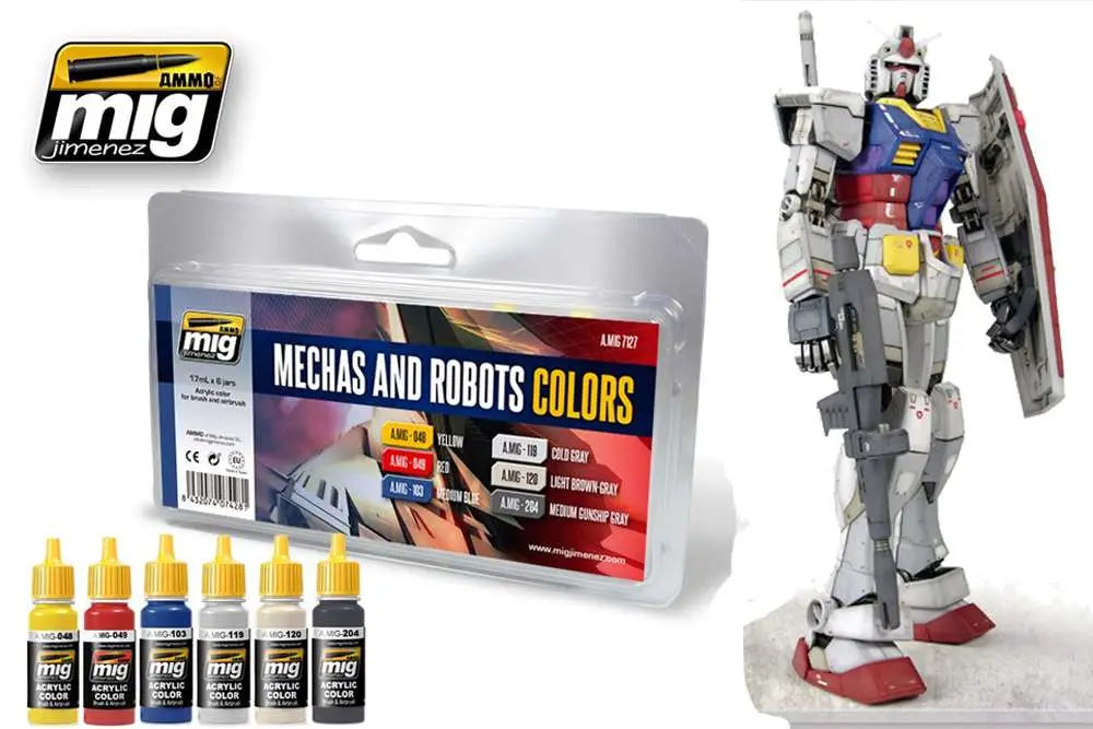 VALLEJO - Robots & Mechas Colors Set 7127