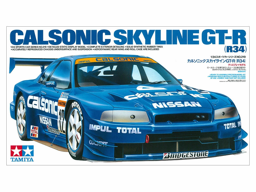 TAMIYA - Nissan Skyline GT-R V-spec R34 1/24