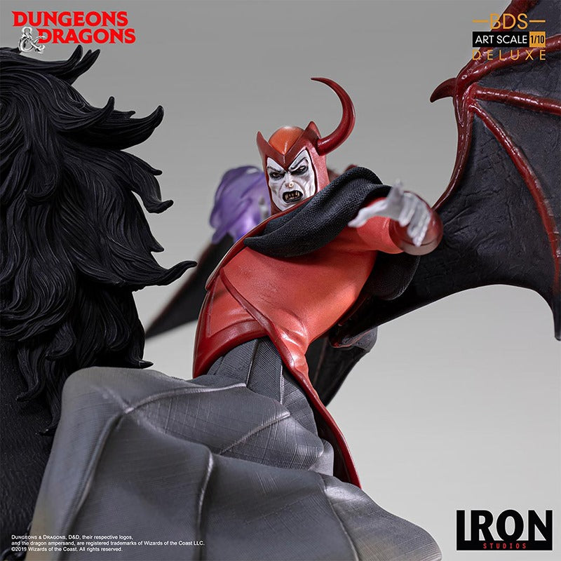 IRON STUDIO - D&D Venger Nightmare & Shadow Demon DeLuxe Statue
