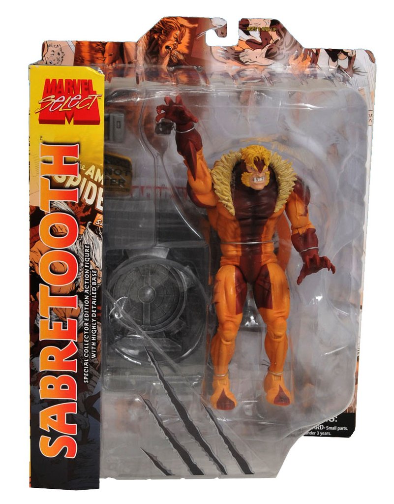 DIAMOND SELECT TOYS - Marvel - Select Sabretooth Re-Run Action Figure