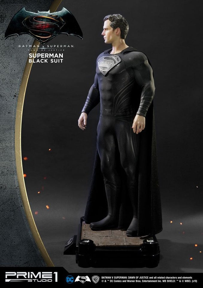PRIME 1 STUDIOS - Dc Comics - Batman vs Superman - Superman Black Suit Ver Statue
