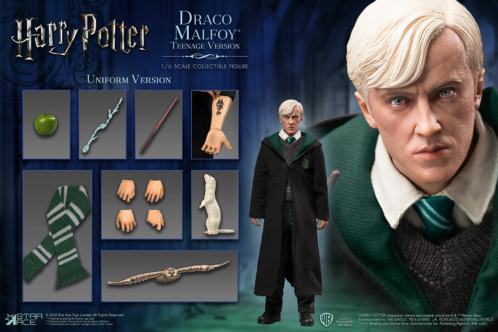 STAR ACE - Harry Potter Draco Malfoy Teen School Uniform 1:6 Action Doll