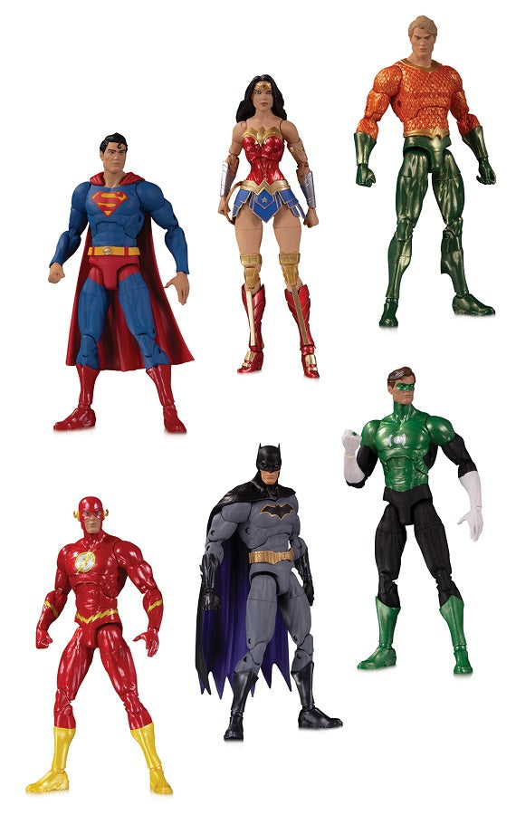 DC DIRECT - Dc Comics - Dc Essentials Justice League Action Figure 6 Pack
