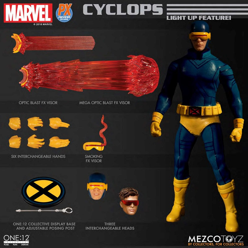 MEZCO - One:12 Collective Coll Marvel PX Classic Cyclops Action Figure