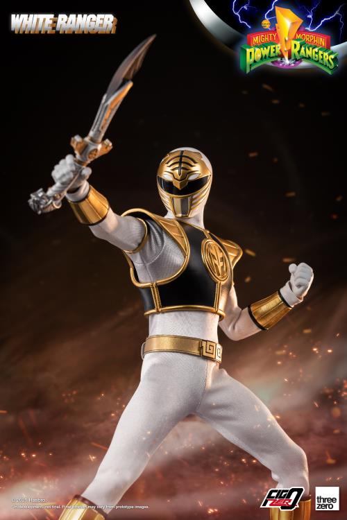 THREEZERO - MM Power Rangers White Ranger 1:6 Action Figure
