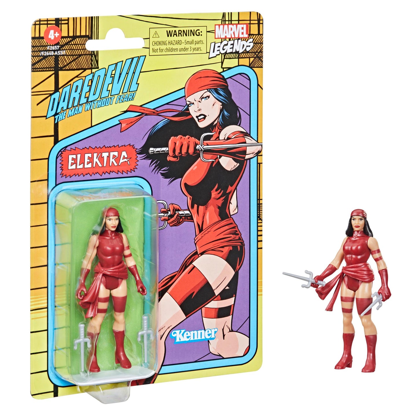 HASBRO - Marvel - Legends: Retro Elektra Action Figure