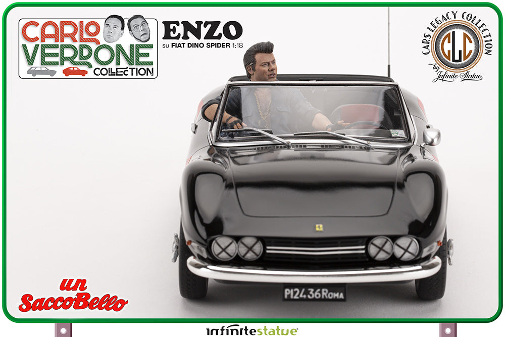 INFINITE STATUE - Enzo su Fiat Dino Spider 1/18 Resin Car