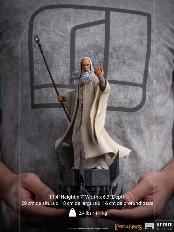 IRON STUDIO - The Lord of the Rings - Saruman 1:10 Art Statue