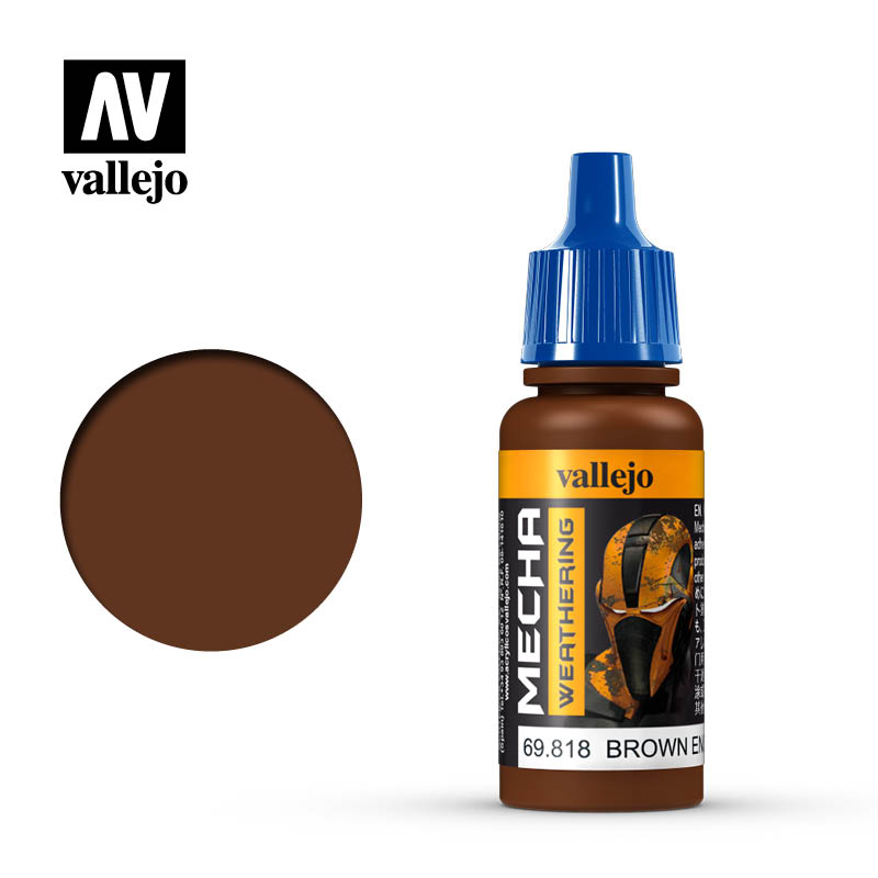 VALLEJO - Mecha Color Brown Eng.Soot (Matt) 69.818