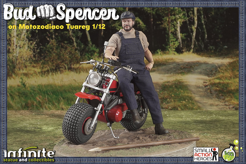 INFINITE STATUE - Bud Spencer on Tuareg Small Action Heroes 1/12