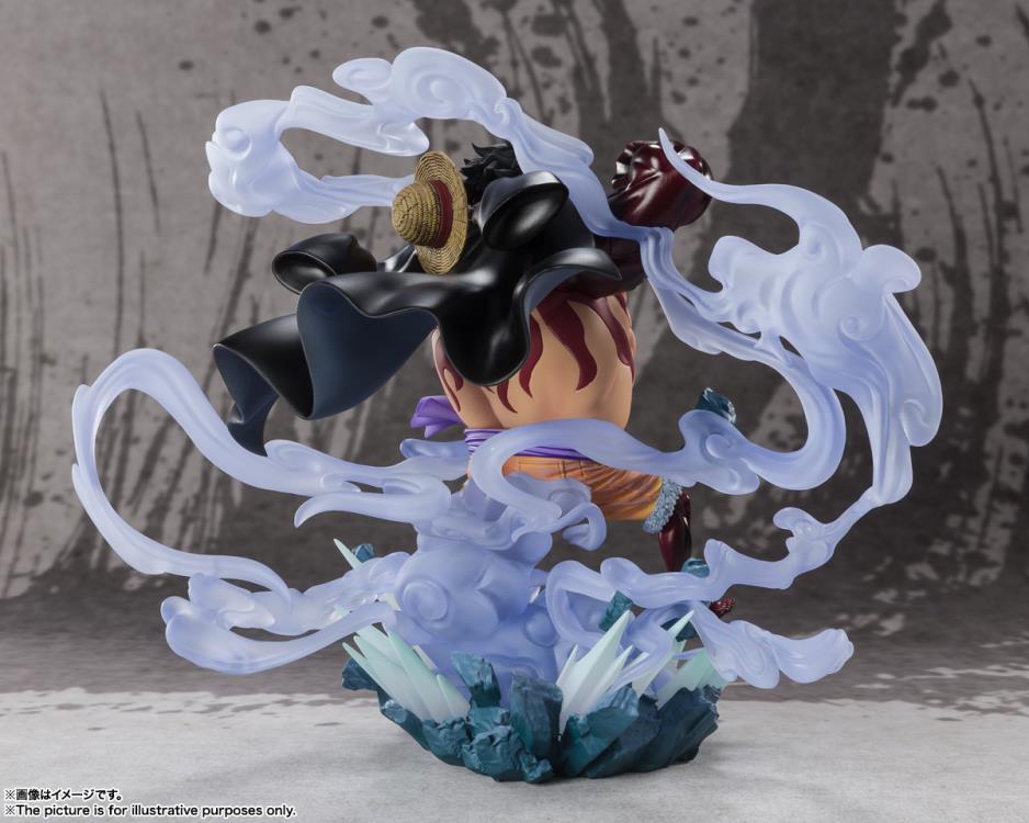 BANDAI - One Piece Figuarts Zero Pvc Statue Luffy Gear4 Onigashima Statue