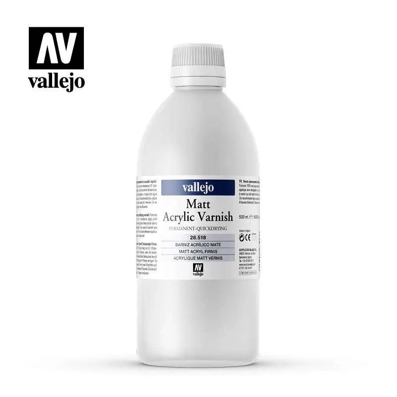 VALLEJO - Auxiliary Matt Varnish 500ml 28518